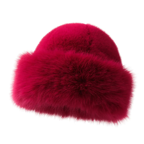 Winter Fashion Faux Fur Bucket Hat